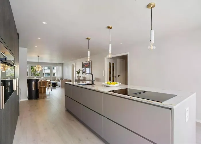 Newly Renovated Exclusive Big Apartment, Center, 3 Bedrooms, 2 Bathrooms With Wc And Kristiansand